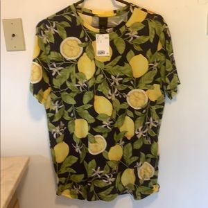 NWT super fun lemon shirt.